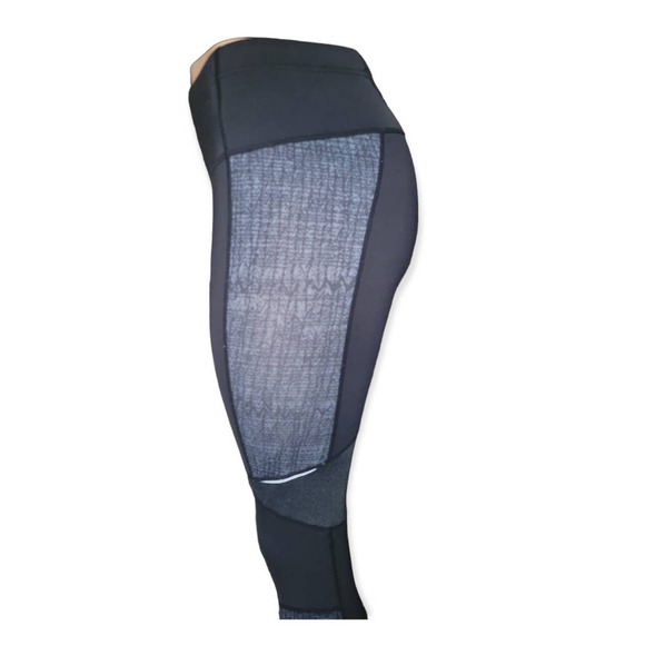 Prana Womens Ergo Leggings Size Medium Black Charcoal Grey - Picture 7 of 13